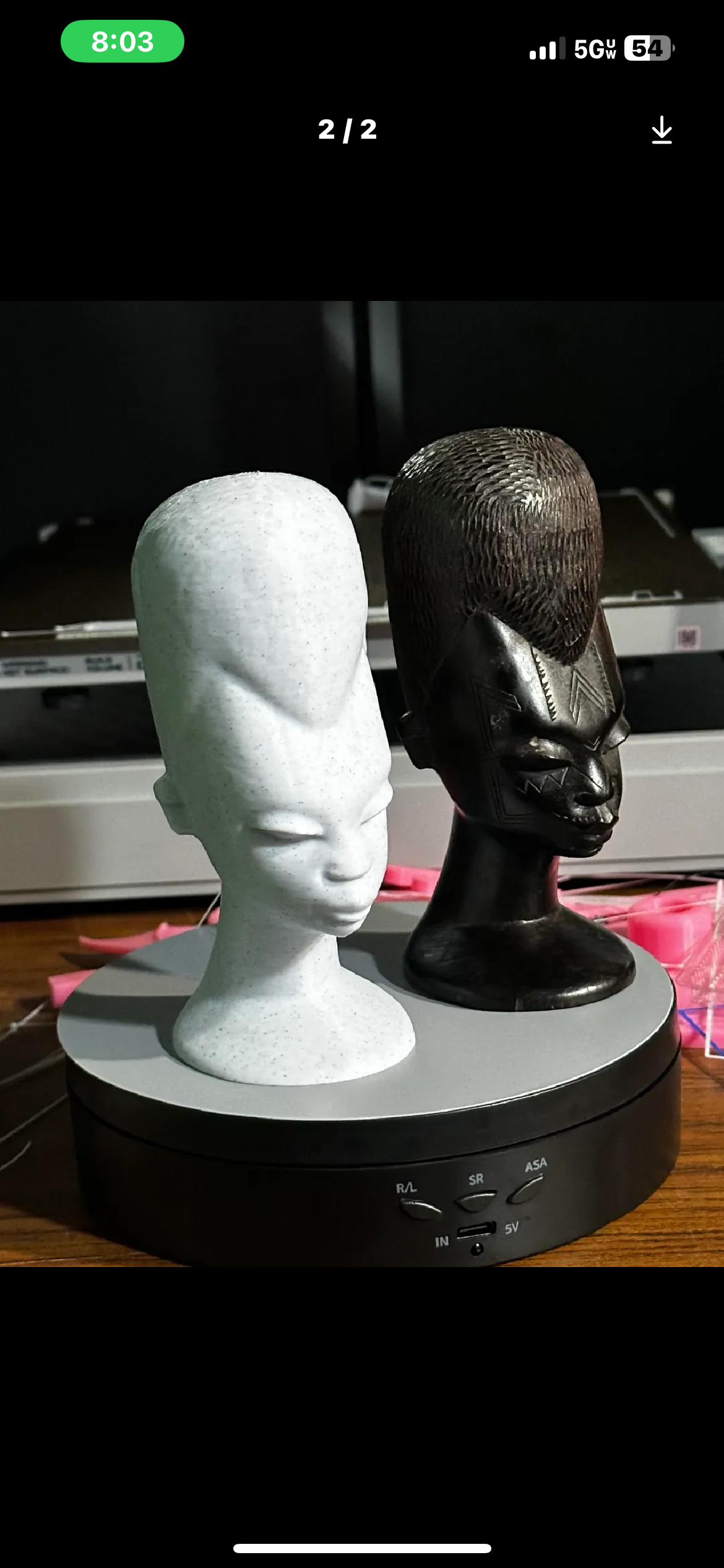 Modern African Bust Sculpture