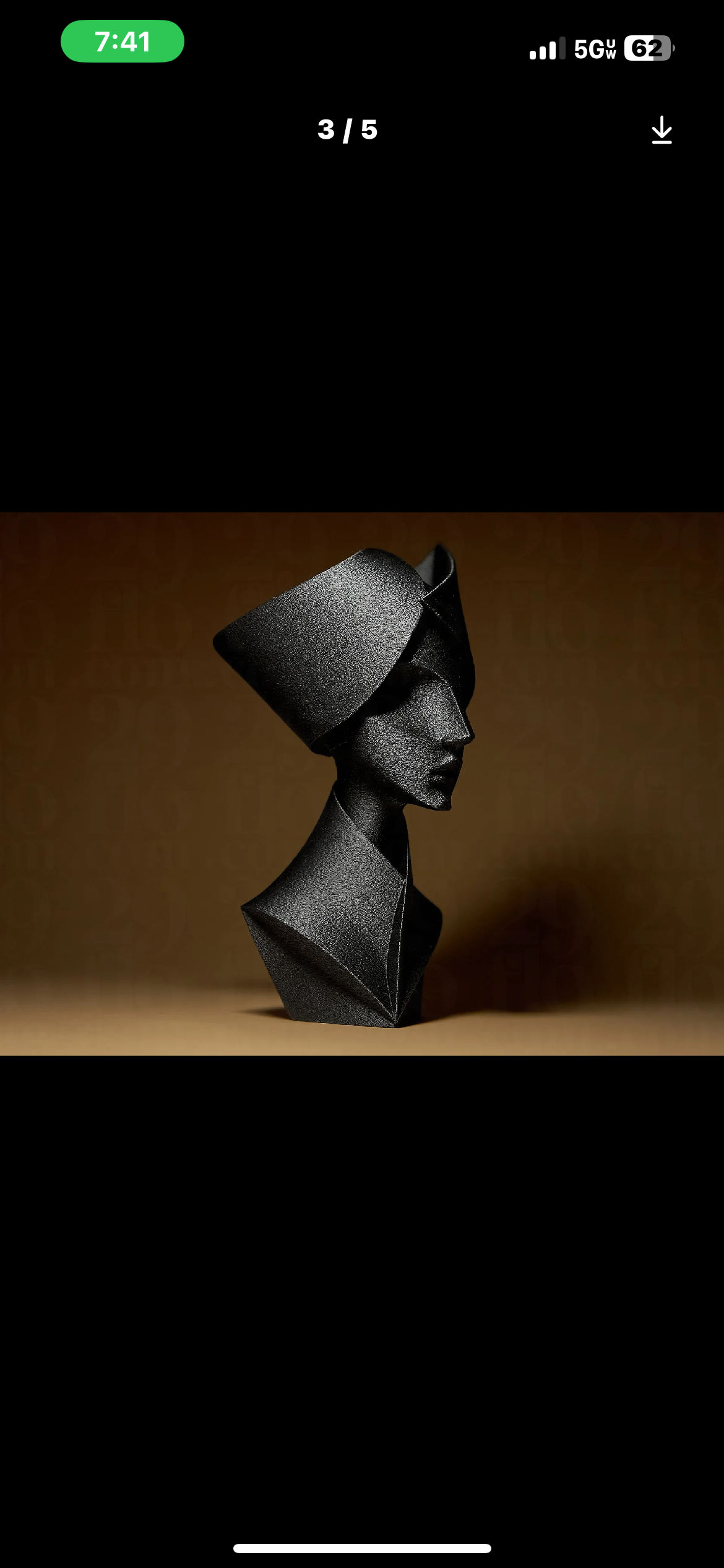 Geometric Abstract Sculpture