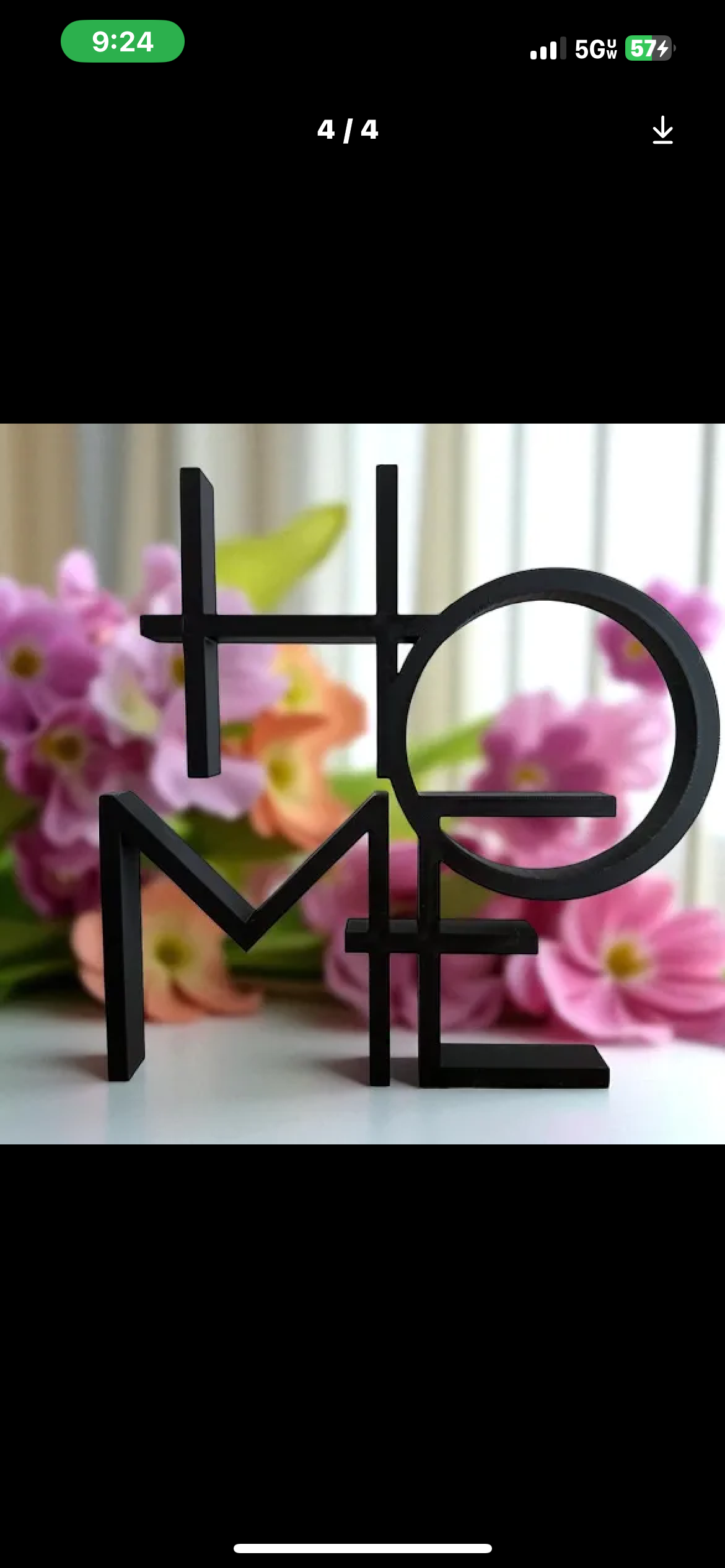 Modern HOME Decorative Sign