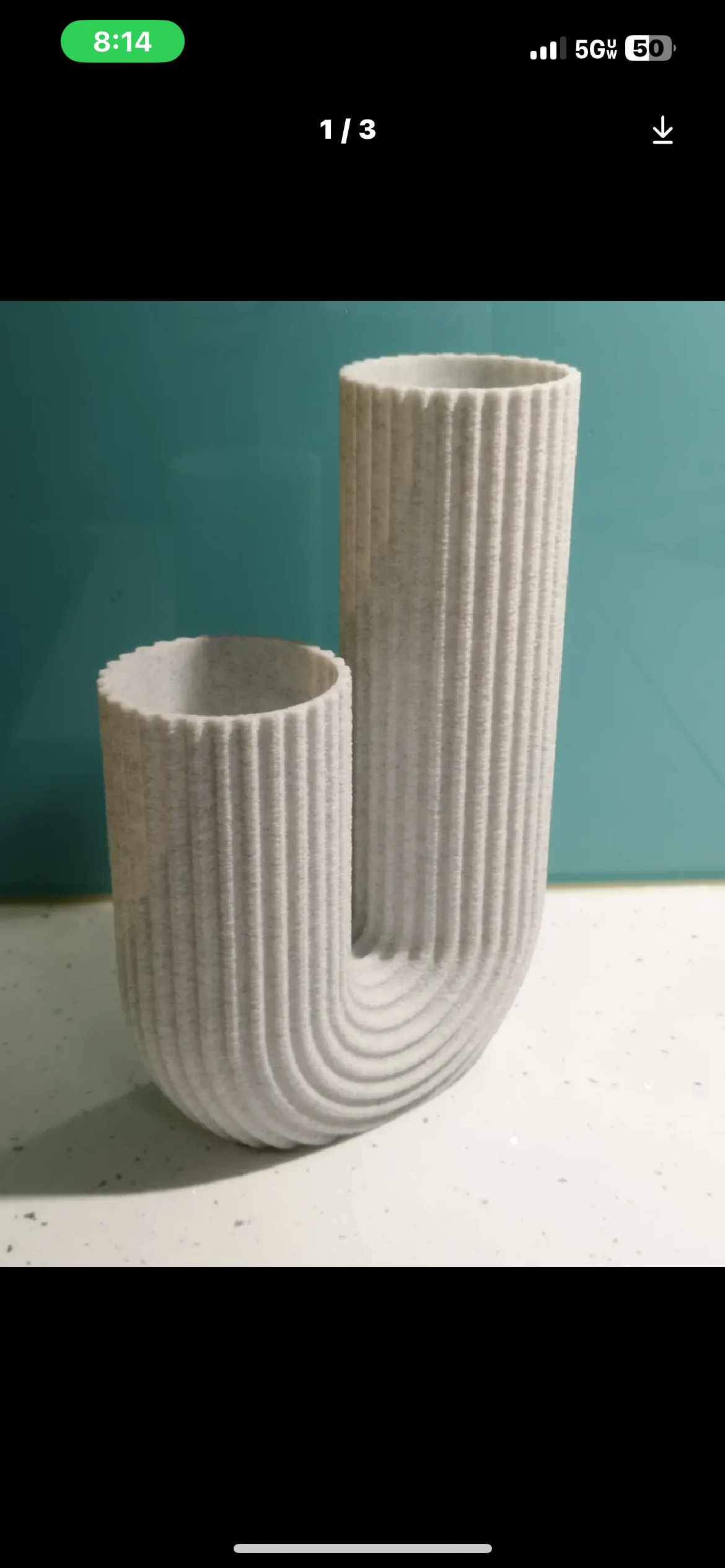 Modern Dual-Tube polara Vase