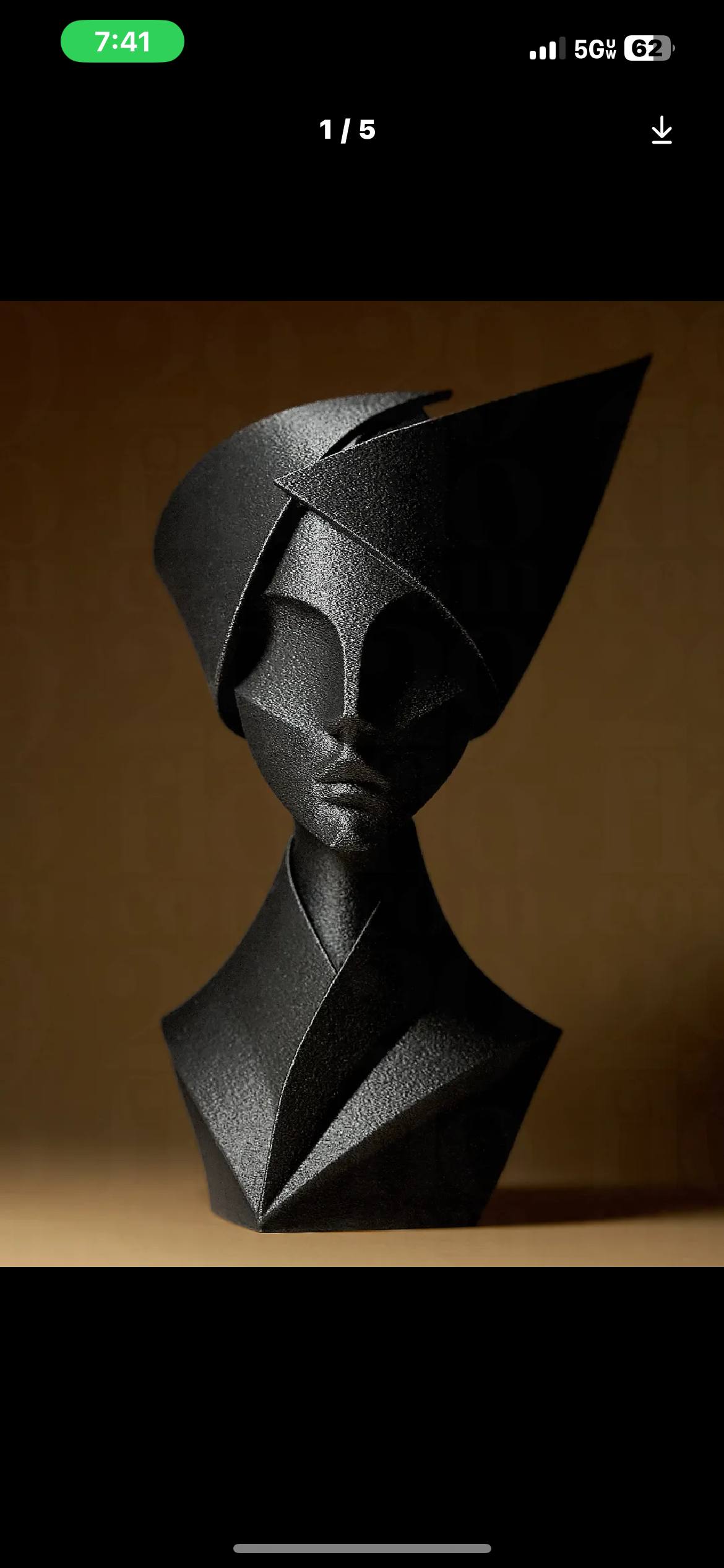 Geometric Abstract Sculpture