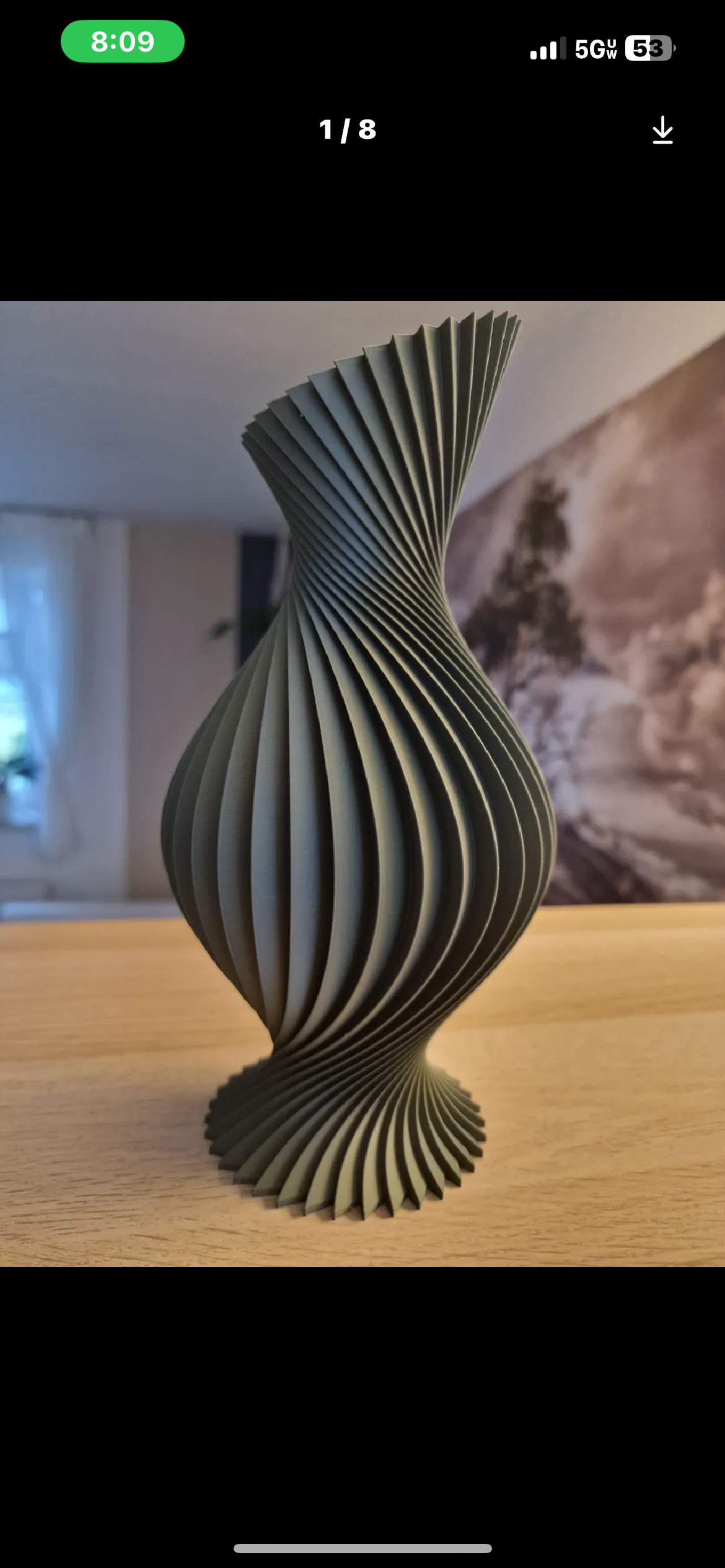 Modern geometrical Vase