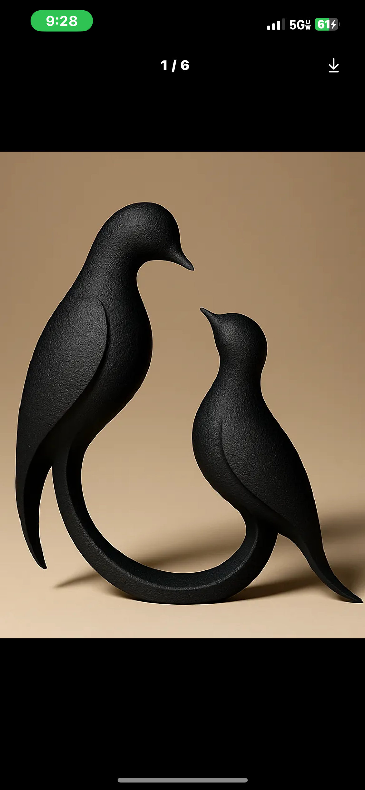 Modern Bird Sculpture
