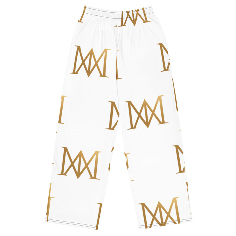All-over print unisex wide-leg pants