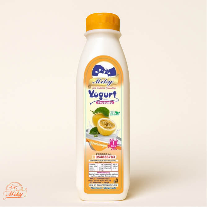 Yogurt Frutado de Maracuyá 