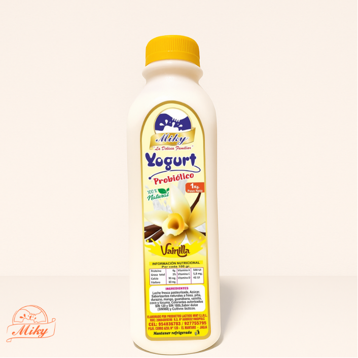 Yogur probiótico Vainilla