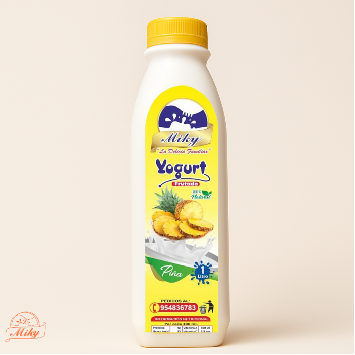 Yogurt Frutado de Piña 