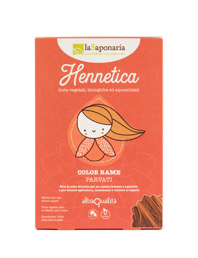 Tinta vegetale color rame Parvati - Hennetica