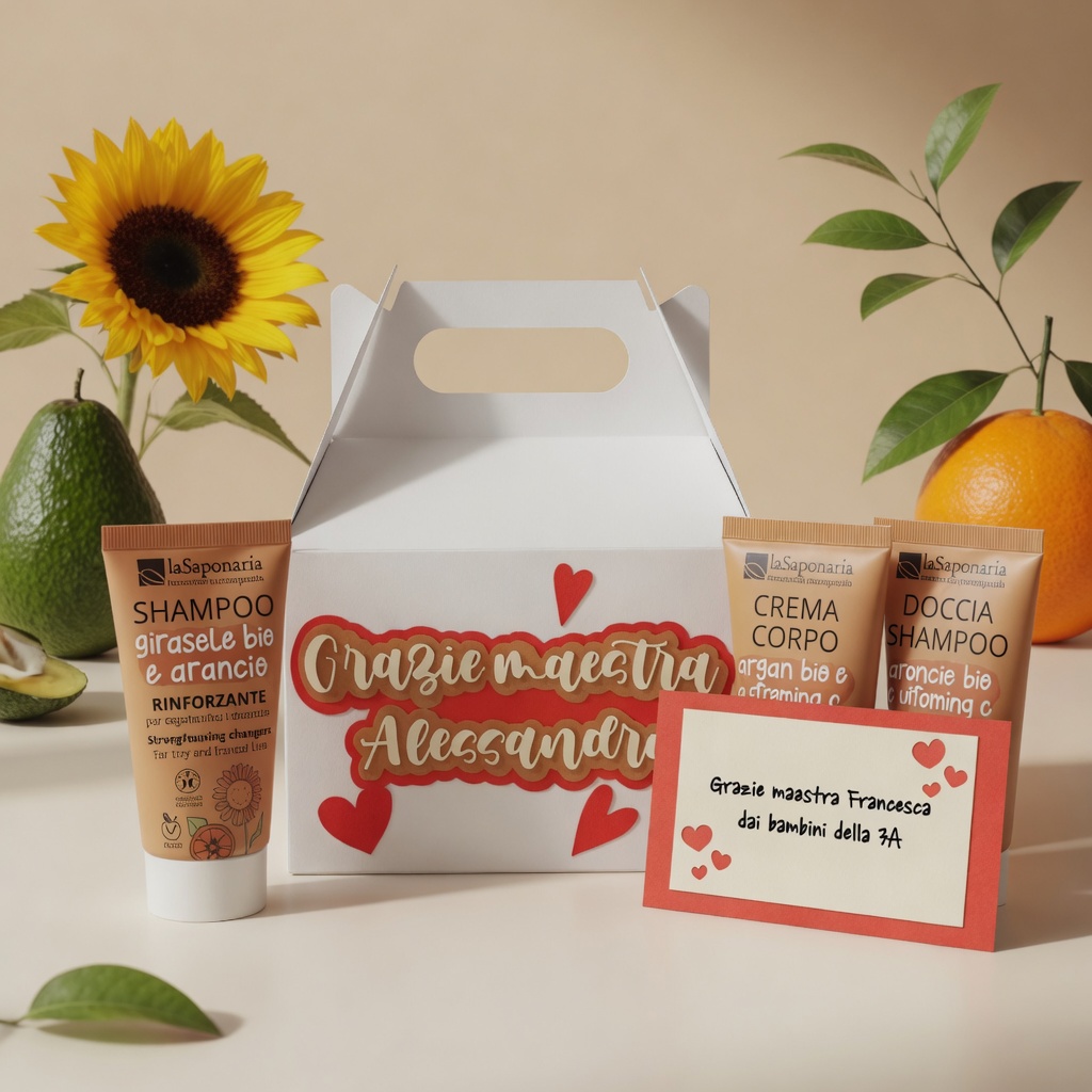 Confezione regalo Grazie Maestra - Vacanza sulla pelle