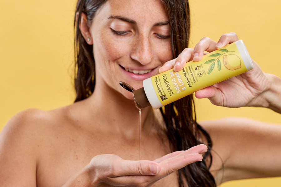 Shampoo Bio Riequilibrante con Salvia bio e Limone - La Saponaria