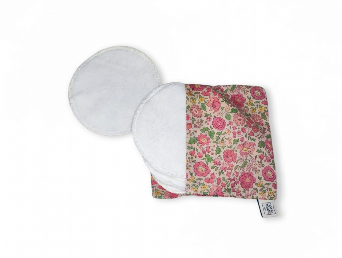 Coppette assorbilatte lavabili in bamboo