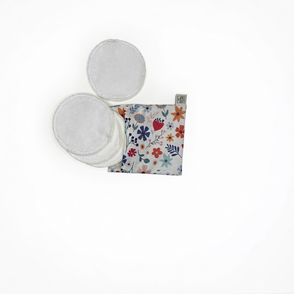 Coppette assorbilatte lavabili in bamboo