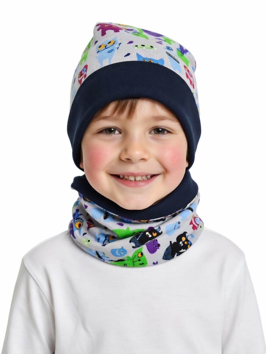 Set Cappello + Scaldacollo reversibili