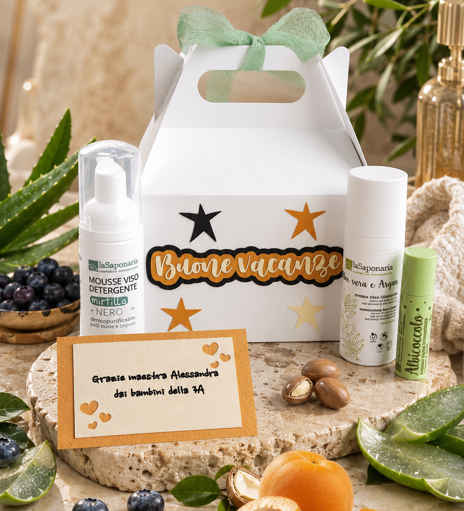 Confezione regalo Grazie Maestra - Rituale Viso Radioso