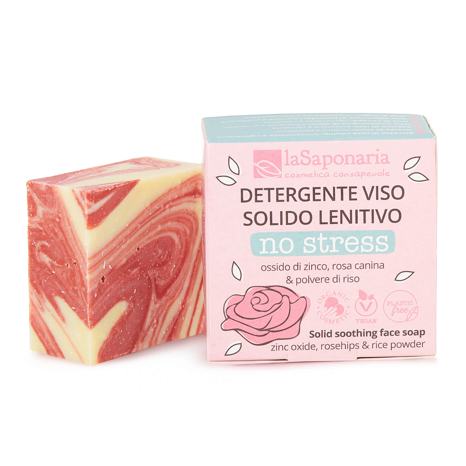 Detergente viso lenitivo solido No Stress - La Saponaria