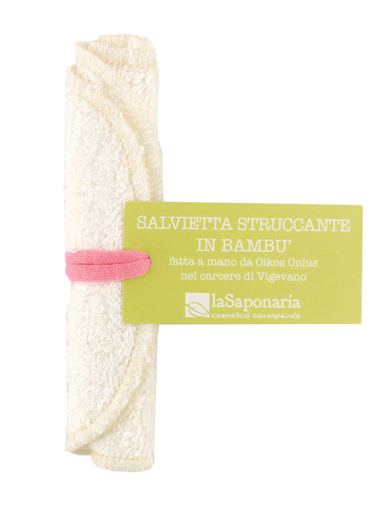 Salvietta struccante in bambù - La Saponaria