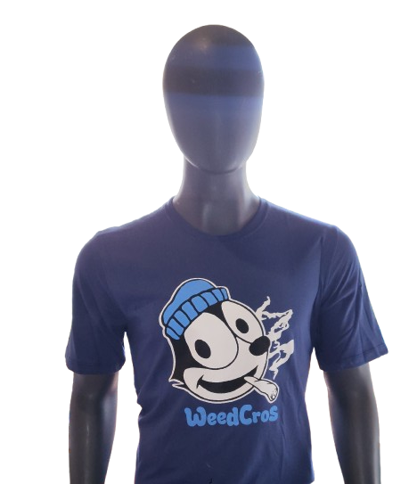 Remera Weedcros azul