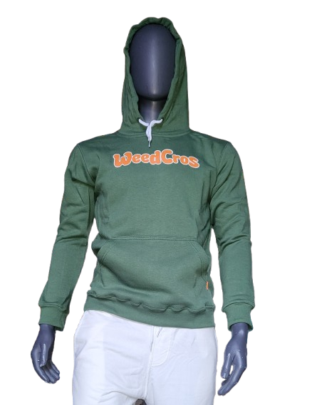 Buzo con Capucha Weedcros verde
