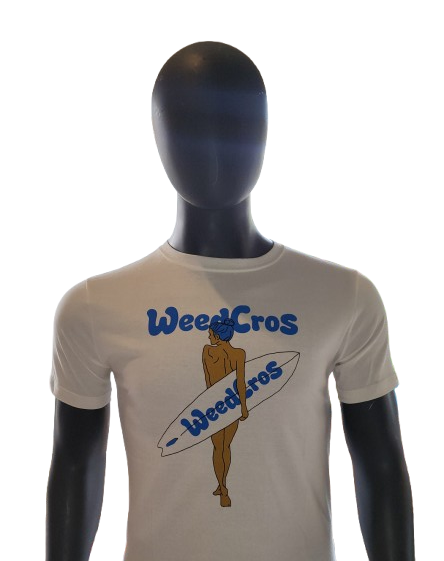 Remera Blanca Weedcros