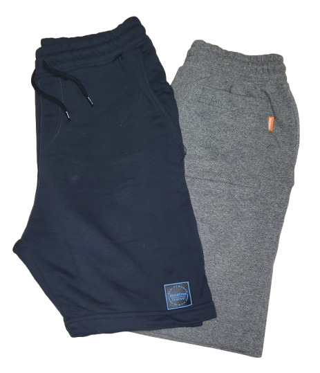 Shorts deportivos Azul/Gris