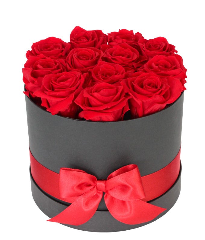 Luxury Red Rose Bouquet in Gift Box