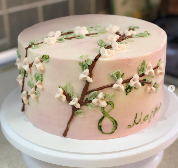 Spring Blossom Celebration Cake