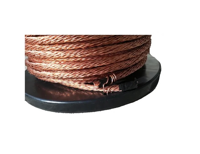 Cable de cobre para pararrayos 32 hilos