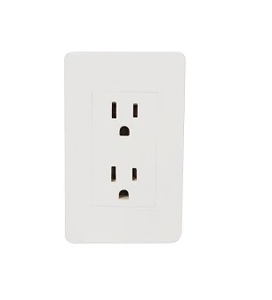 Contacto doble aterrizado con placa