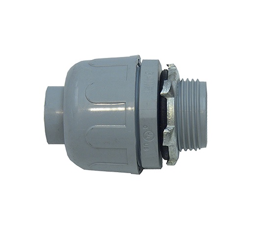 Conector recto para tubo NO metálico 1"