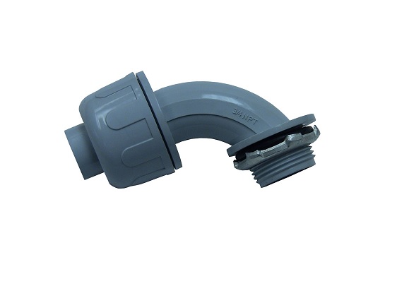 Conector curvo lt NO metálico 3/4"