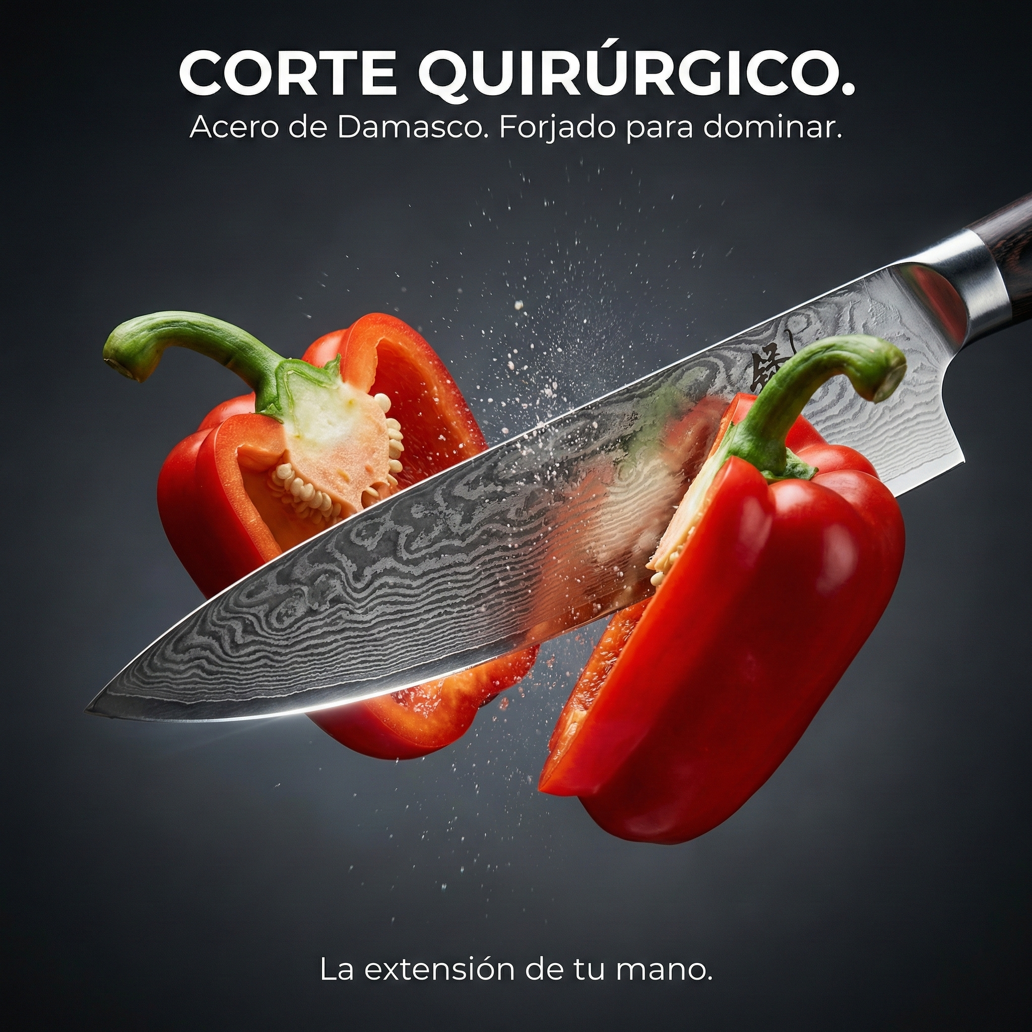 Cuchillo Chef Damasco