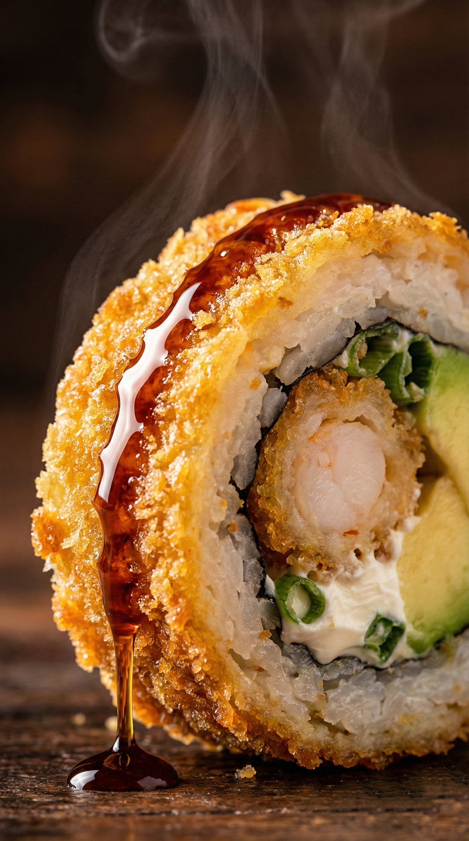 Foto Digital de Sushi Tempurizado