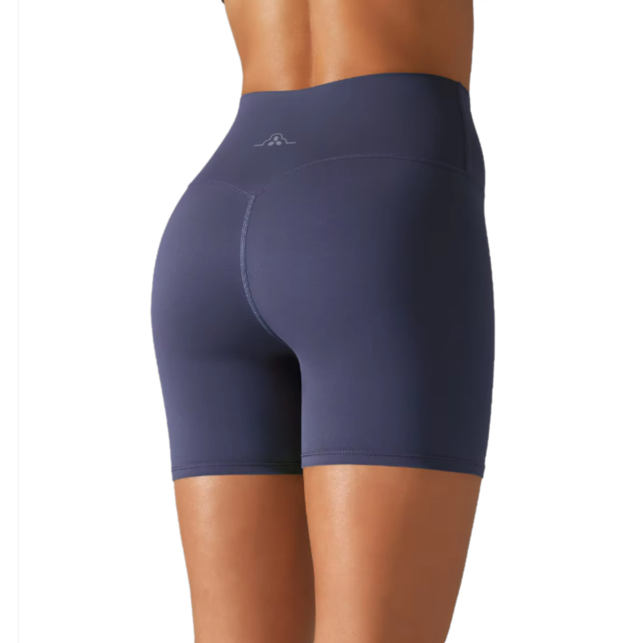High-Waist Biker and Gym Shorts - Earth Tones