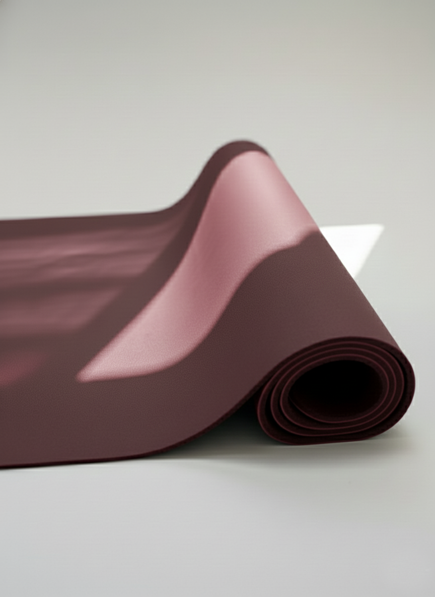 Touf Pupper Yoga Mat Burgundy 5mm