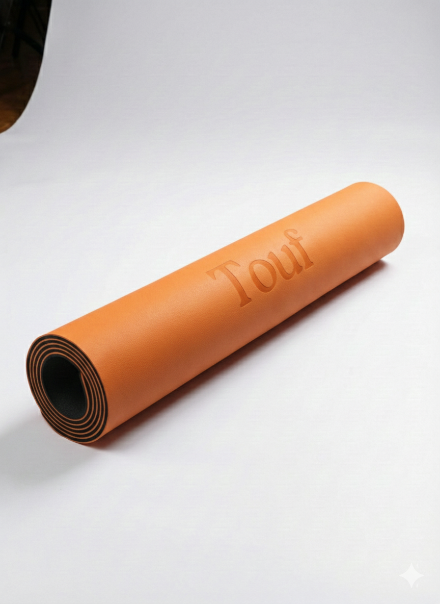 Touf Pupper Yoga Mat Italian Orange 5mm