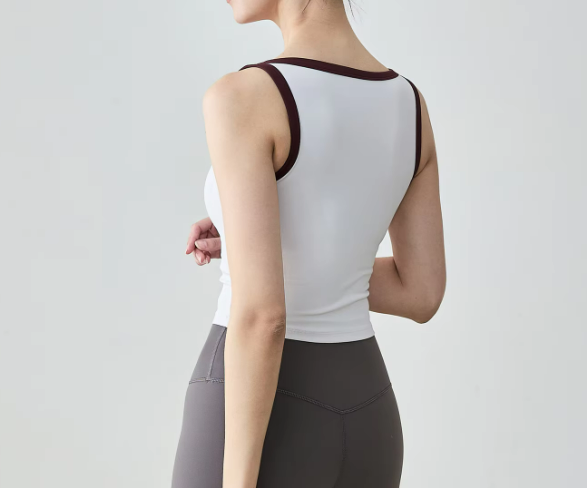 Two-Tone Bib Tank Top