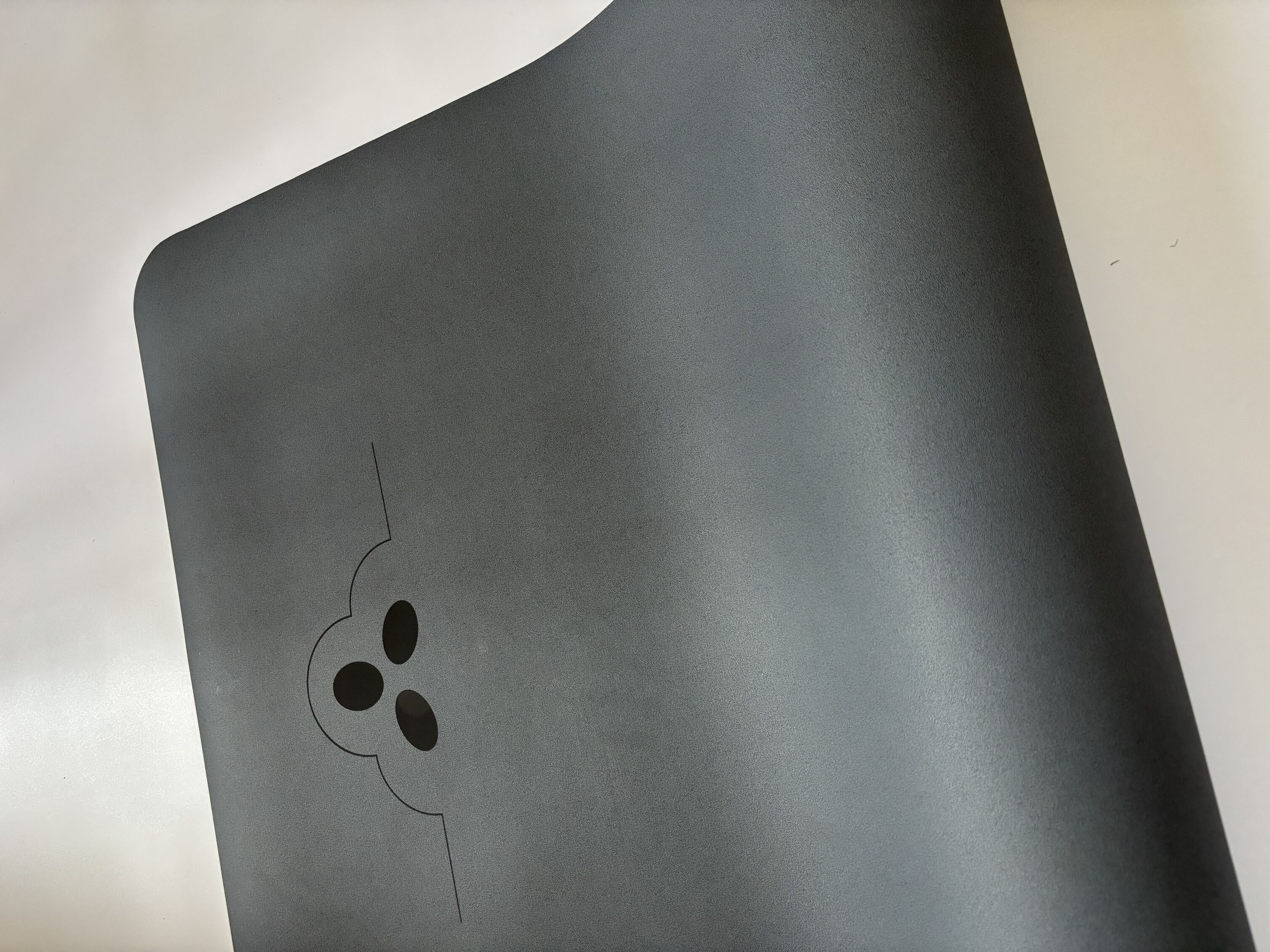 Touf Pupper Yoga Mat Graphite Grey 5mm