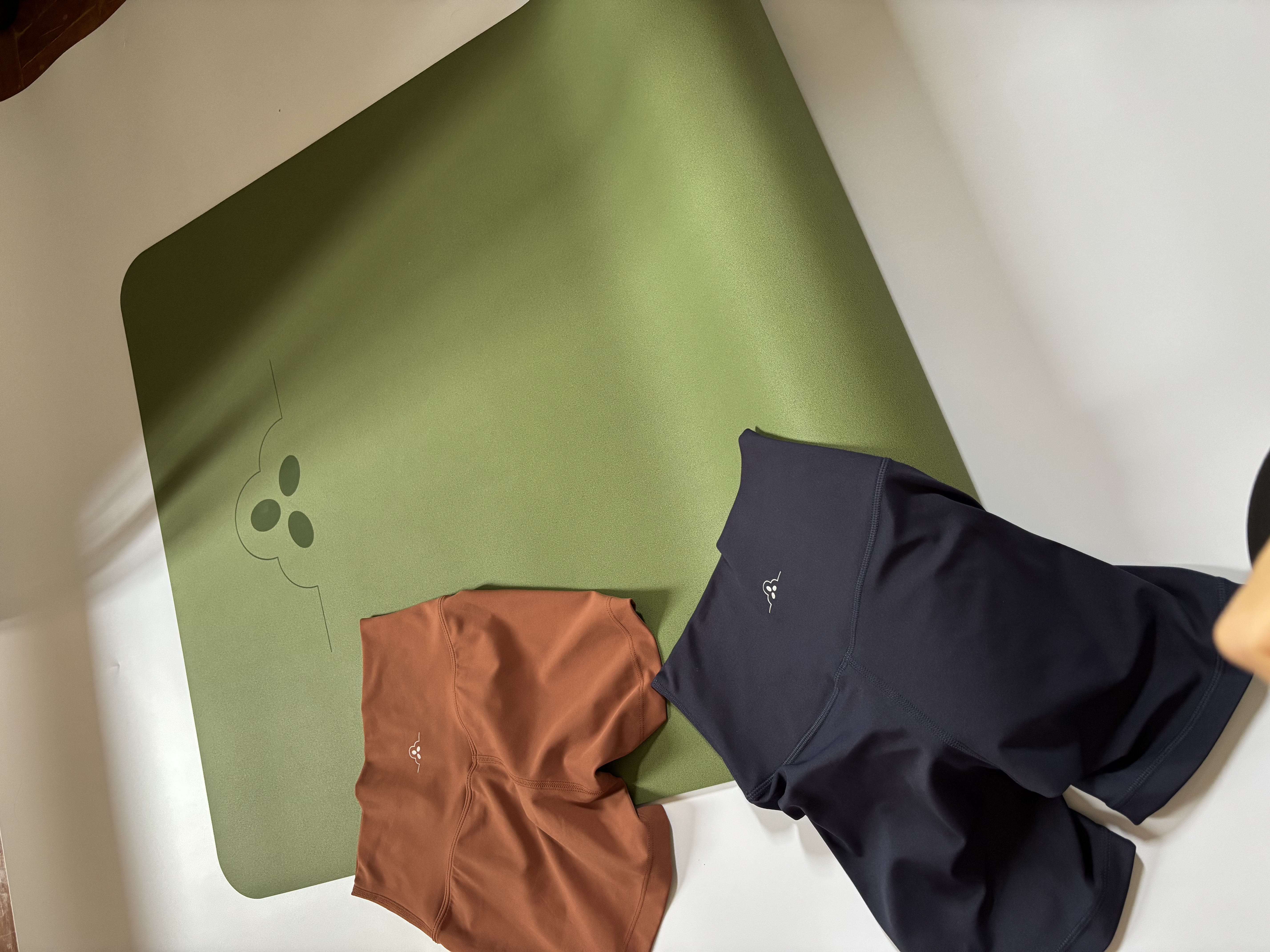 High-Waist Biker and Gym Shorts - Earth Tones