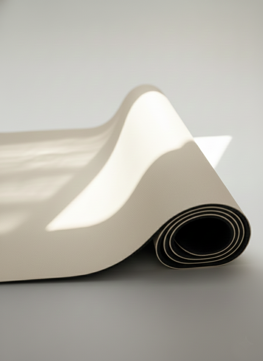 Touf Pupper Yoga Mat Creamy White 5mm