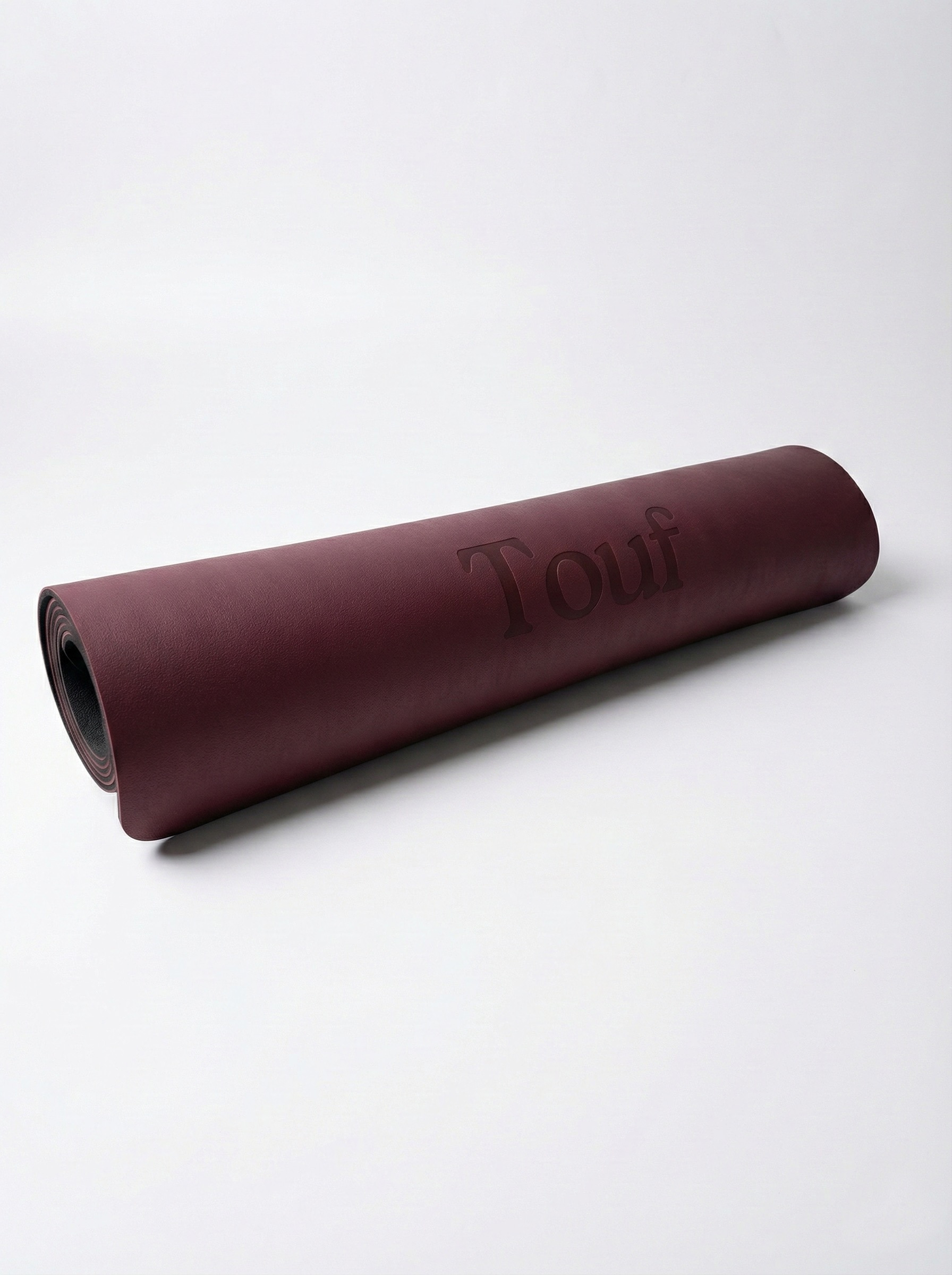 Touf Pupper Yoga Mat Burgundy 5mm