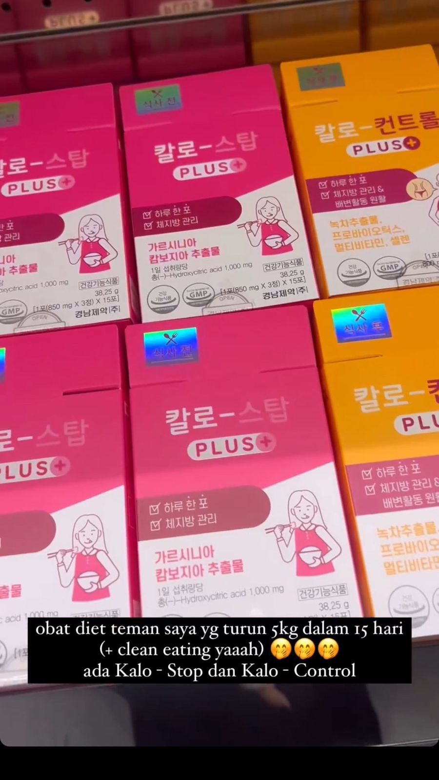 Set Paket Kalo stop dan Kalo kontrol