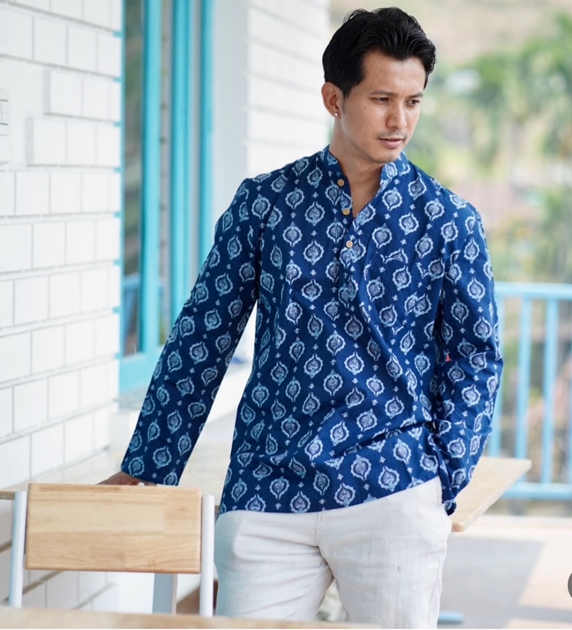 Indigo blue Kurta