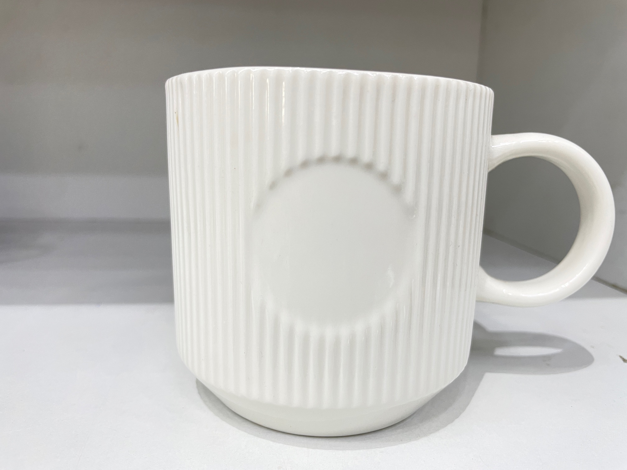 Ribbed Ceramic mugs