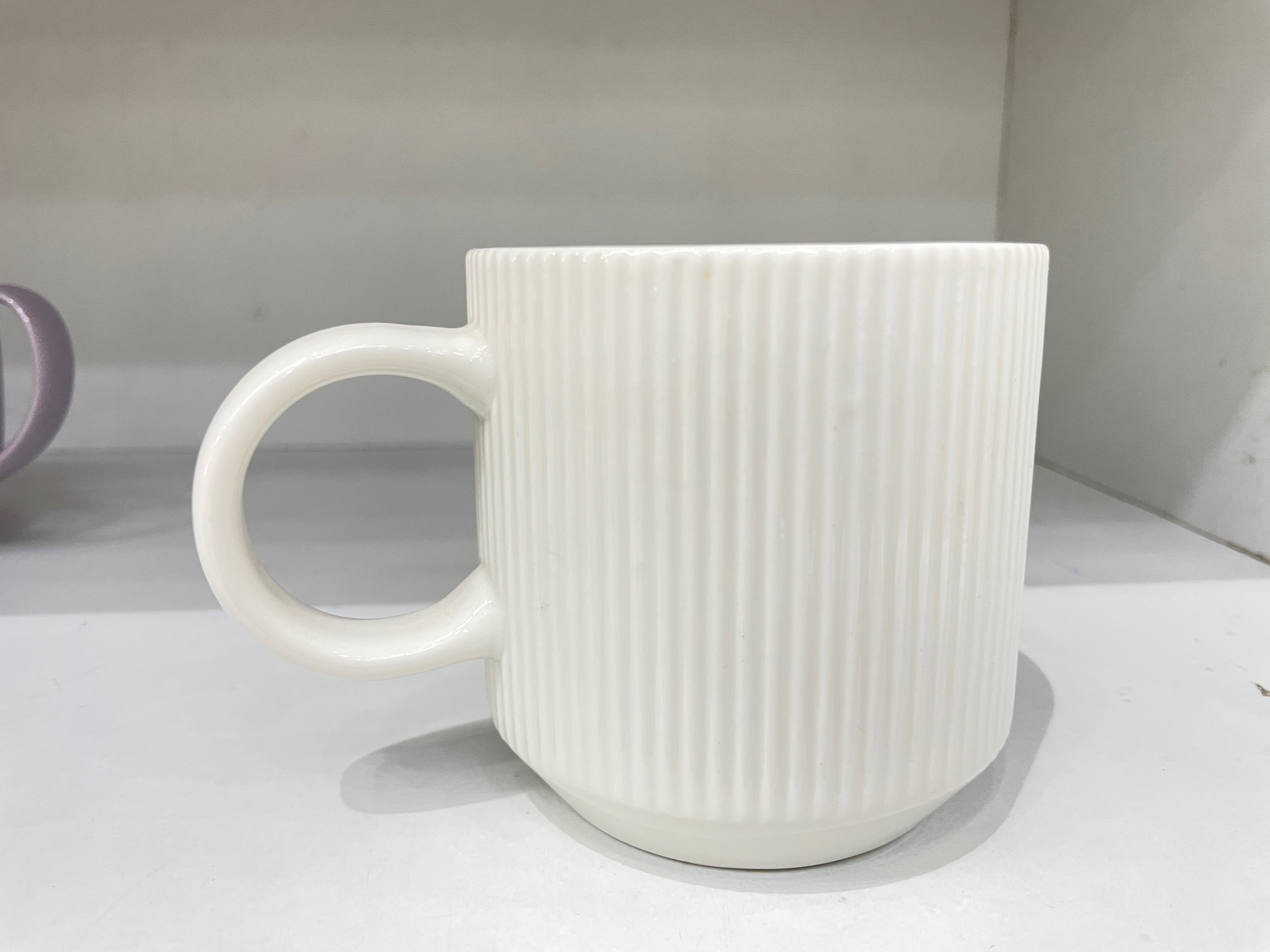 Ribbed Ceramic mugs