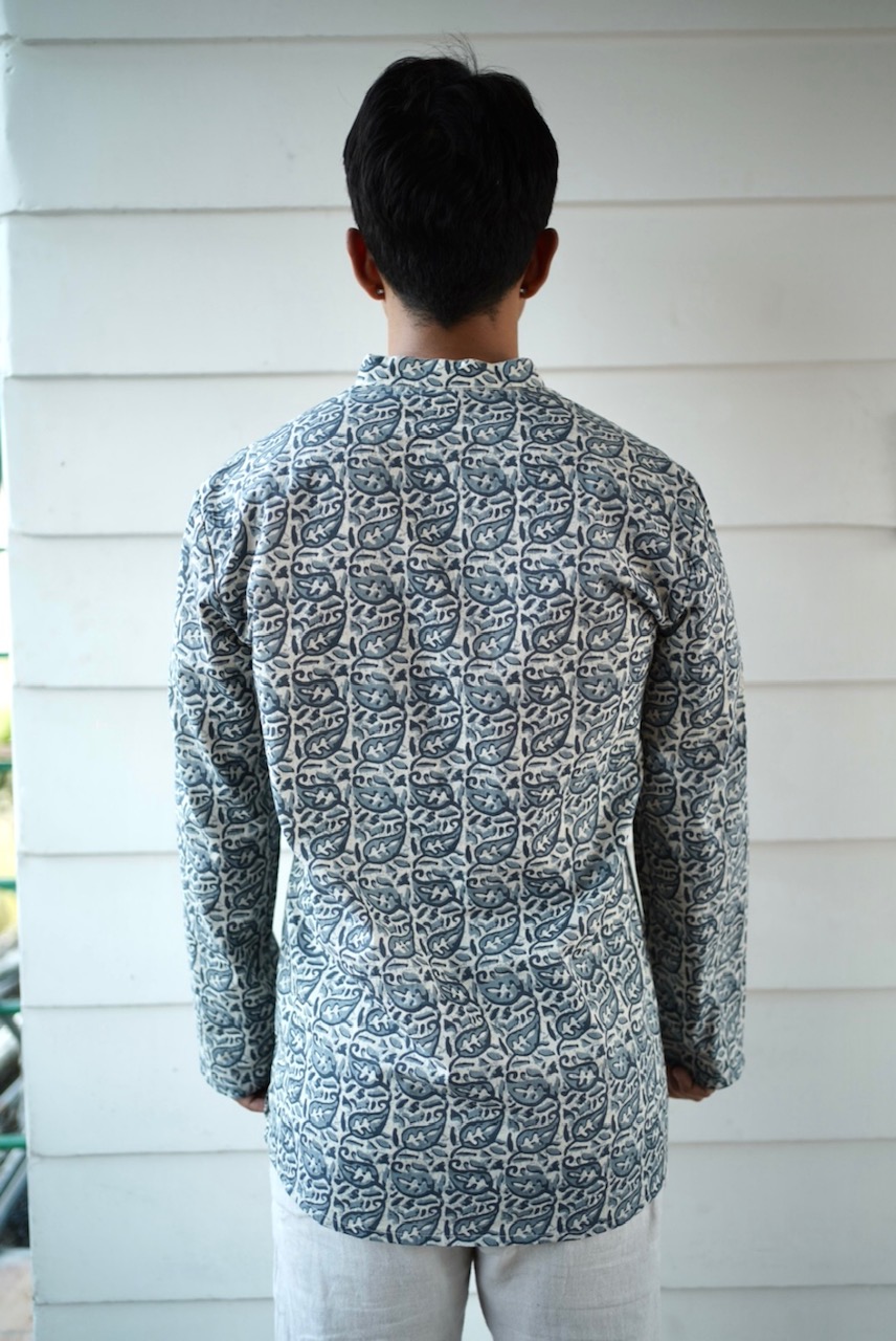 White Paisley Motif