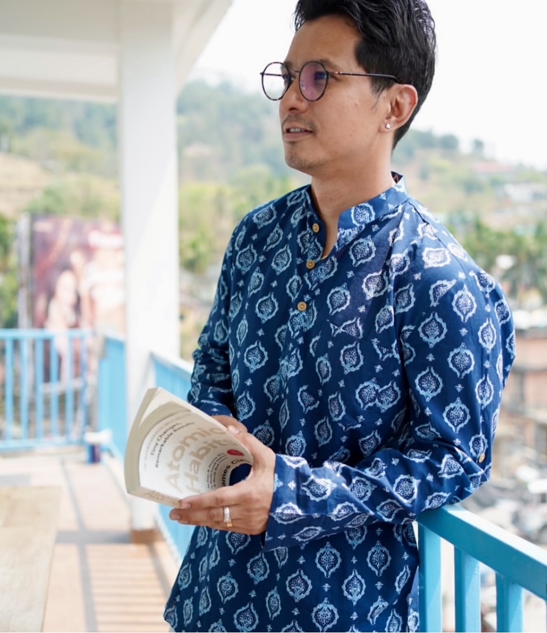 Indigo blue Kurta