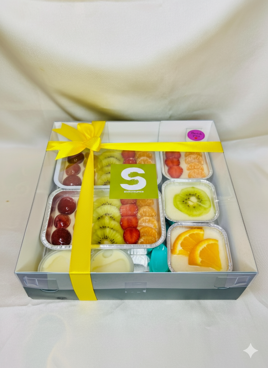 Pudding buah mix