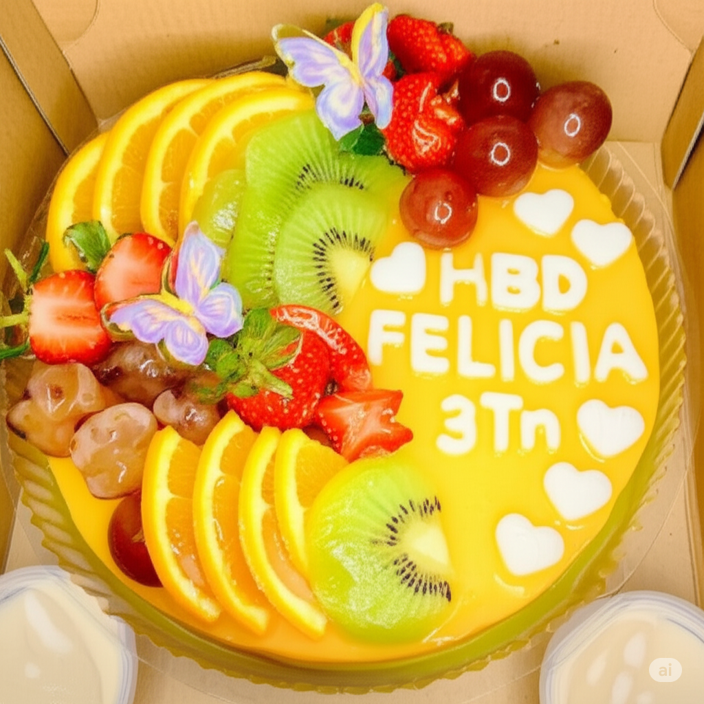 Pudding Ulang Tahun Buah Segar. Only 170k