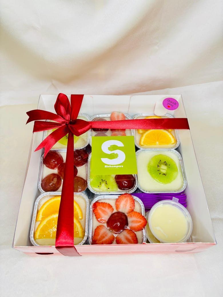 Pudding buah mini isi 8