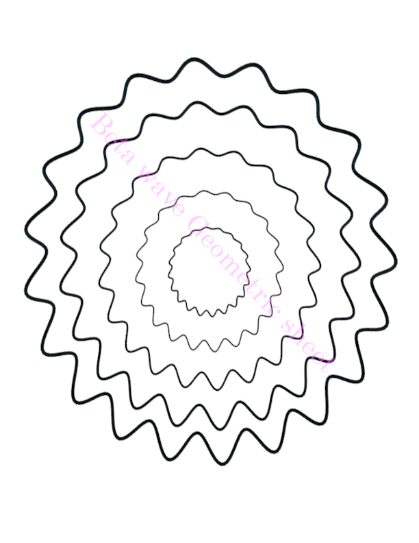 Beta Geometric Frequency Coloring Book